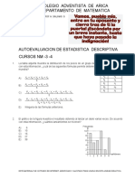 Taller de Autoevaluacion Estadistica y Probabilidades PDF