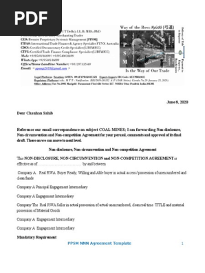 PPSM NNN Agreement Template