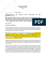 Pharmaceutical and Health Care Association of The Philippines vs. Health Secretary Francisco T. Doque III, Et Al.