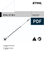 Manual de Seguridad de La Cortadora de Altura