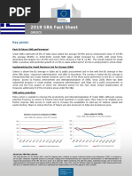 Greece - SBA Fact Sheet 2019