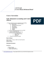 SAP FICO Contents Incell PDF