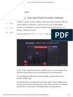 One day. Two big Vivaldi browser releases _ Vivaldi Browser