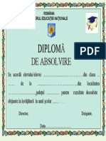 Diploma Absolvire