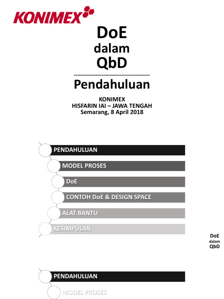 DoE Dalam QBD PDF | Download Free PDF | Mathematical And Quantitative ...