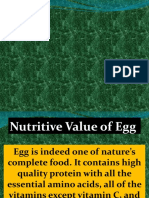 4EGG's Nutritive Value