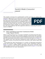 Fundamental Switch Mode Converter Model Development: 3.1 Buck and Boost Converter Continuous Mode Large Signal Models