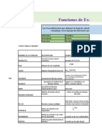 Formulas de Excel y Ejemplos