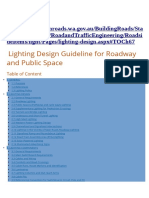 Lighting Design Guideline For Roadway and Public Space
