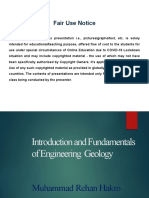 Introduction and Fundamentals of Engineering Geology