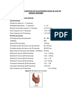 Características Productivas de Las Principales Líneas de Aves de Postura Coloradas PDF
