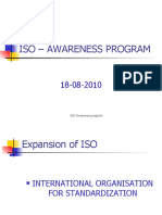 Iso - Awareness Program1