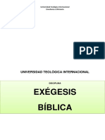 Uti Exegesis Biblica