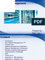 Material Management: Present By:-Ravi Jain