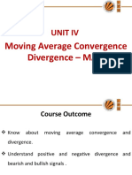 Unit Iv: Moving Average Convergence Divergence - MACD