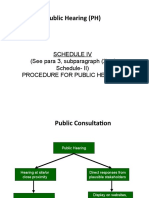 Public Hearing (PH) : Schedule Iv (See para 3, Subparagraph (2) of Schedule-II) Procedure For Public Hearing