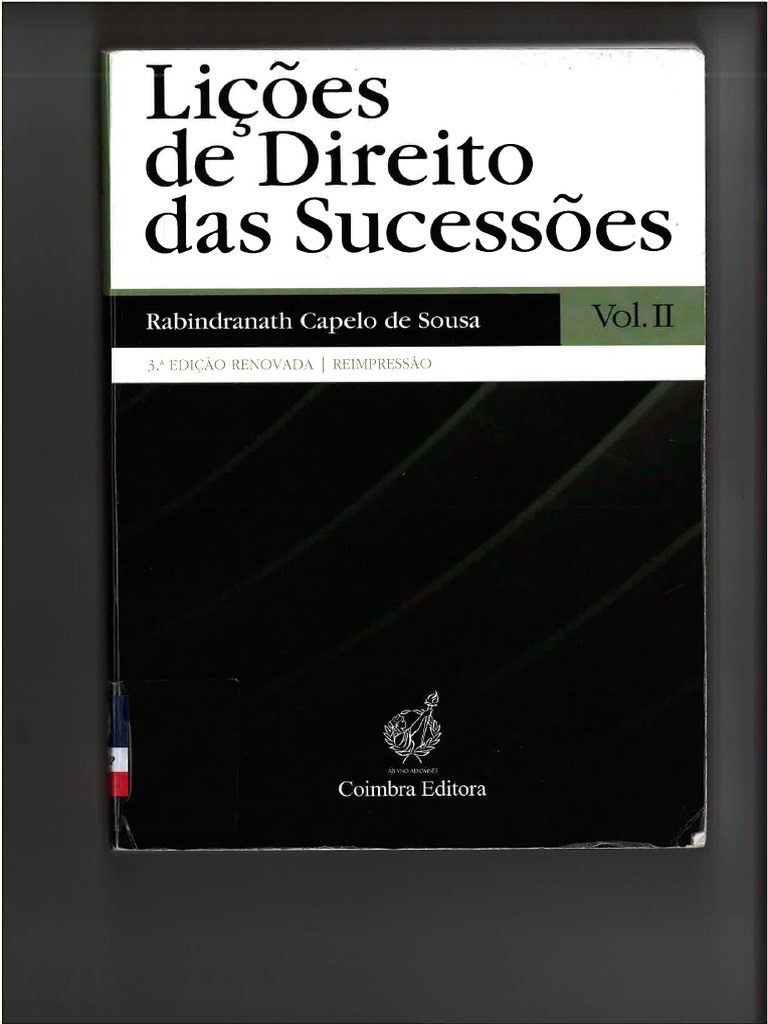 Lições de Direito Das Sucessões - Capelo de Sousa - Vol II | PDF