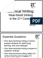 Technical Writing:: Real-World Writing in The 21 Century