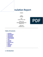 Simulation Report Steel Skid Frame