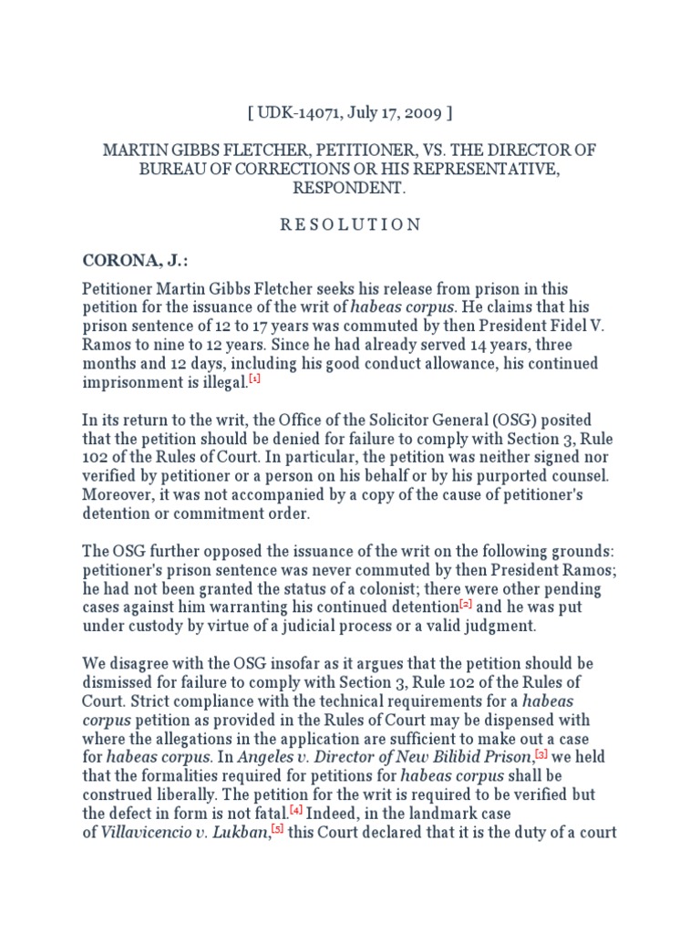 Petition for Habeas Corpus Dismissed Due to Valid Judgment and Pending