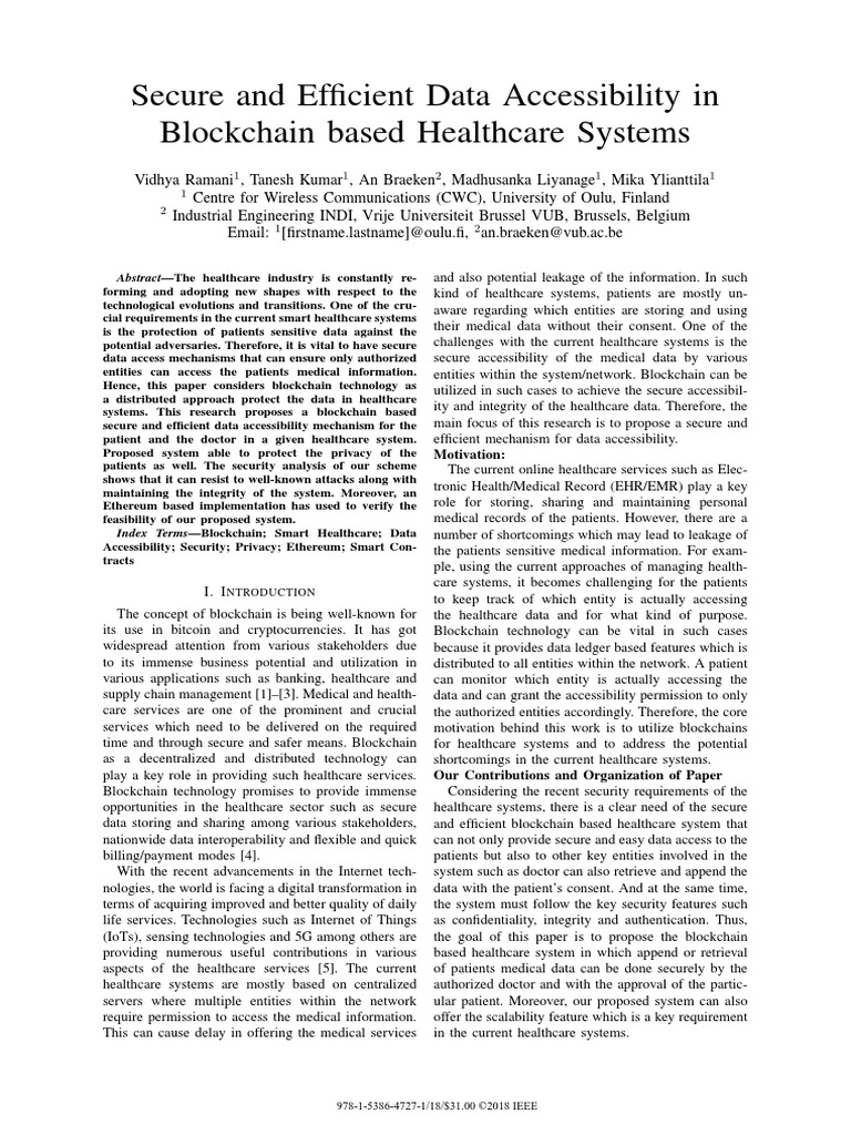 P80-Secure and Efficient Data Accessibility in | PDF | Electronic ...