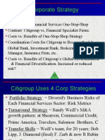 Citigroup Corporate Strategy