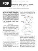 A New Document Sharing System Based On A Semantic Hierarchical Peer-to-Peer Network