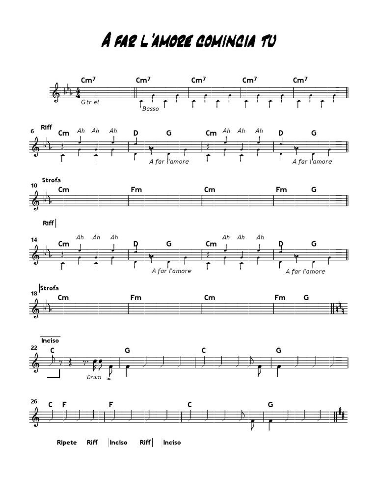 A Far L'amore Comincia Tu PDF PDF