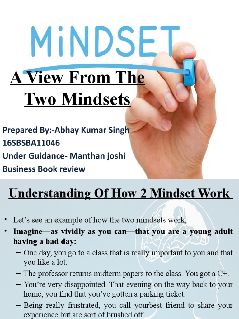 Understanding Two Mindsets in Life | PDF