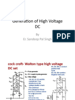 Generation of High Voltage DC: by Er. Sandeep Pal Singh