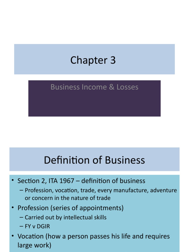 Understanding Business Income and Losses | PDF | Technology & Engineering