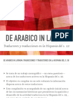 De Arabico in Latinum - Segunda Presentación PDF
