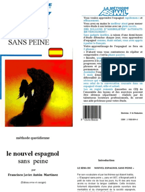 Assimil Espagnol Sans Peine Le Livre, PDF