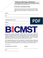 3 Copyright Form BICMST 2020