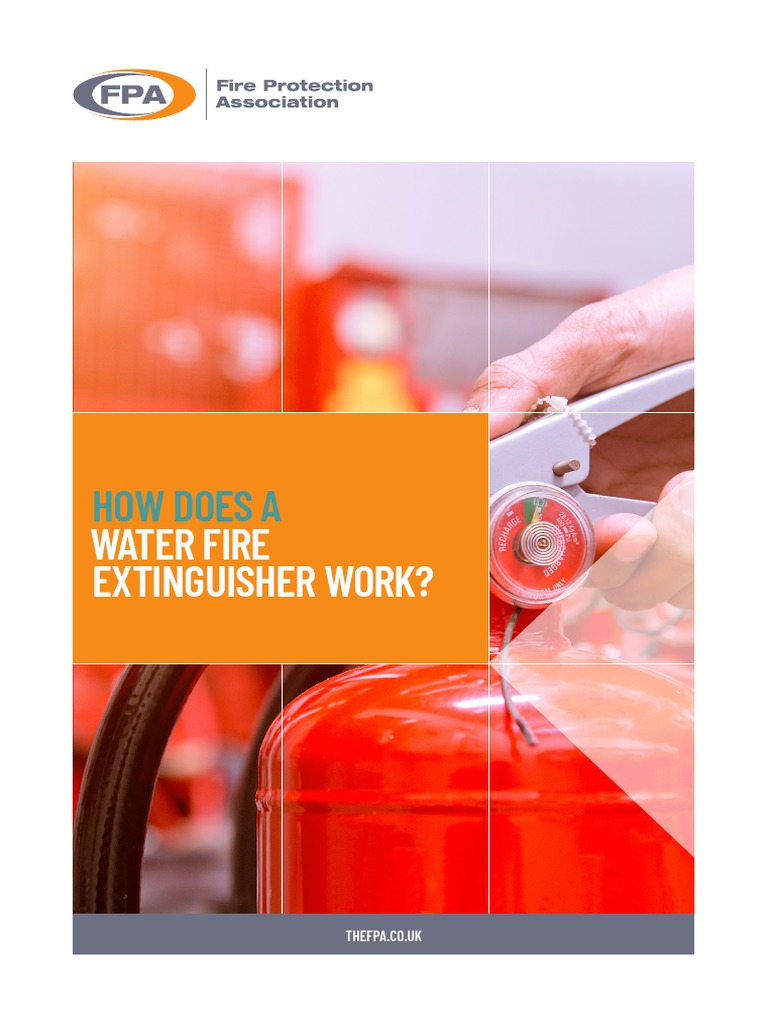 How Does A Water Fire Extinguisher Work PDF Fires Energy Technology