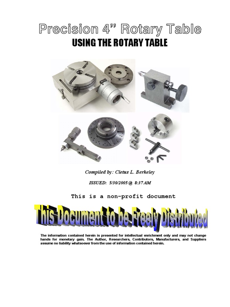 Using a Rotary Table Gear Industrial Processes Prueba gratuita de