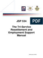 JSP 534 The Tri-Service Resettlement and Employment Support Manual