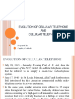 Evolution of Cellular Telephone