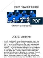 Southeastern Hawks Football: Offensive Line Blocking