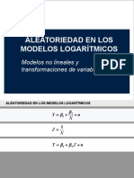 Aleatoriedad en Modelos Logaritmicos