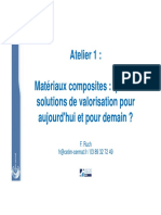 Materiaux Composites Quelles Solutions de Valorisation Pour Aujourd'hui Et Pour Demain