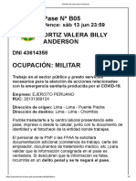 Solicitud de Pase Personal Laboral