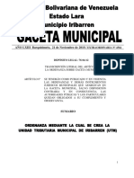 4564 Ord. Unidad Tributaria Municipal de Iribarren