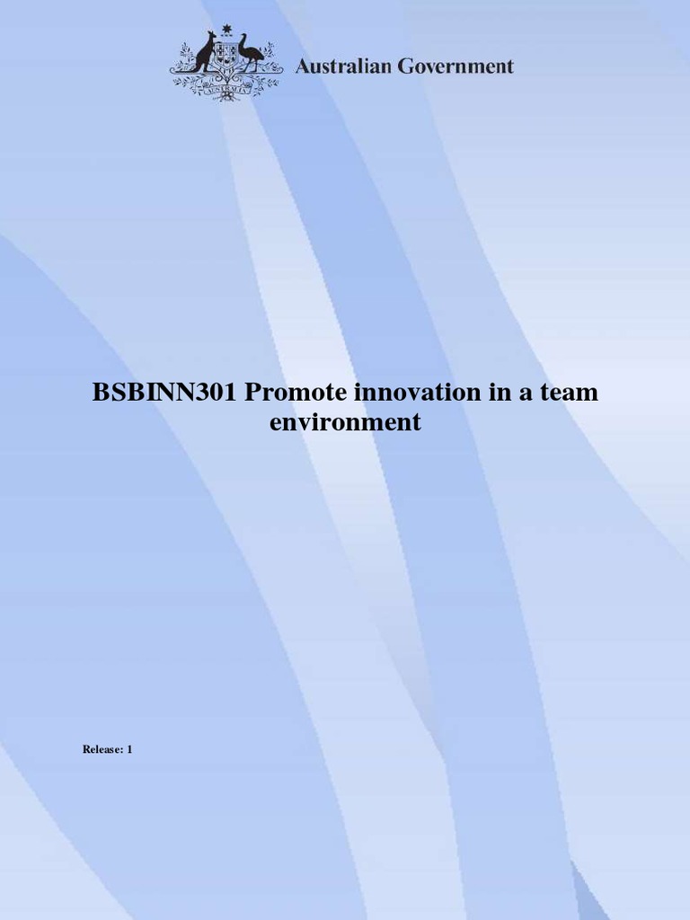Promote Innovation in A Team Environment PDF | PDF | Innovation ...