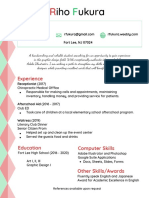 Creative Resume Design 2 2