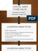 Financial Asset at Fair Value: Intermediate Accounting 1 Ray Patrick S. Guangco, CPA