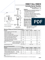 1N5817 Thru 1N5819: Schottky Barrier Rectifier