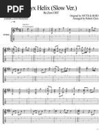 Rezero Ost Styxhelix Slow Ver By Robert Chen Pdf Guitars Chordophones