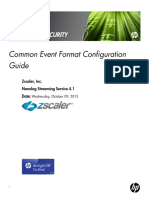 Zscaler - NSS - 4.1 - CEF - Config Guide - 2013