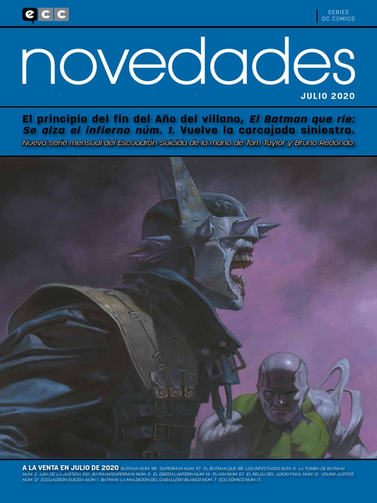 Comunicado 07 Series Regulares Julio Prensa Hombre Murcielago Comics Americanos